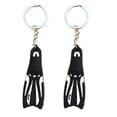 thumbnail image 1 of Llavero 2Pcs / Lot Mini Diving Fin Pattern perfecl para Canotaje Kayak Canoa Surfing Yate, 1 of 8