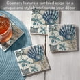 thumbnail image 2 of Thirstystone "Tide Pool Shells" 4-Pack Tumbled Tile Coasters, 2 of 7