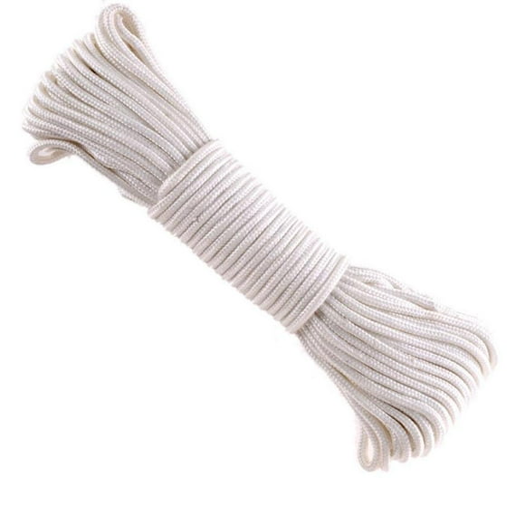 Advancent Paracord luminoso blanco para aventuras al aire libre y preparación para emergencias. Cordón de acampada con paracaídas. carpas