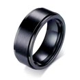 thumbnail image 4 of Anti-anxiety Spinner Fidget Rotating Rings Stainless Black Men&Women Steel T1V8, 4 of 9
