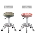 thumbnail image 3 of Uemuo Strawberry Pattern Round Bar Stool Seat Covers Washable Stool Cushion Slipcover Elastic Bar Chair Covers-14 inch, 3 of 7