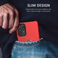 thumbnail image 5 of for Samsung A32 5G Case Silky Soft Touch Heavy Duty Protective Galaxy A32 5G Case with Ring Holder Embedded Kickstand Magnetic Slim Phone Case for Samsung Galaxy A32 5G(Red), 5 of 13