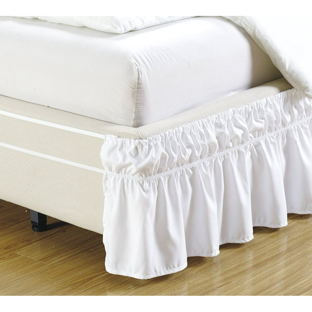 Fancy collection Wrap Around Style Easy Fit Elastic Bed Ruffles Bed