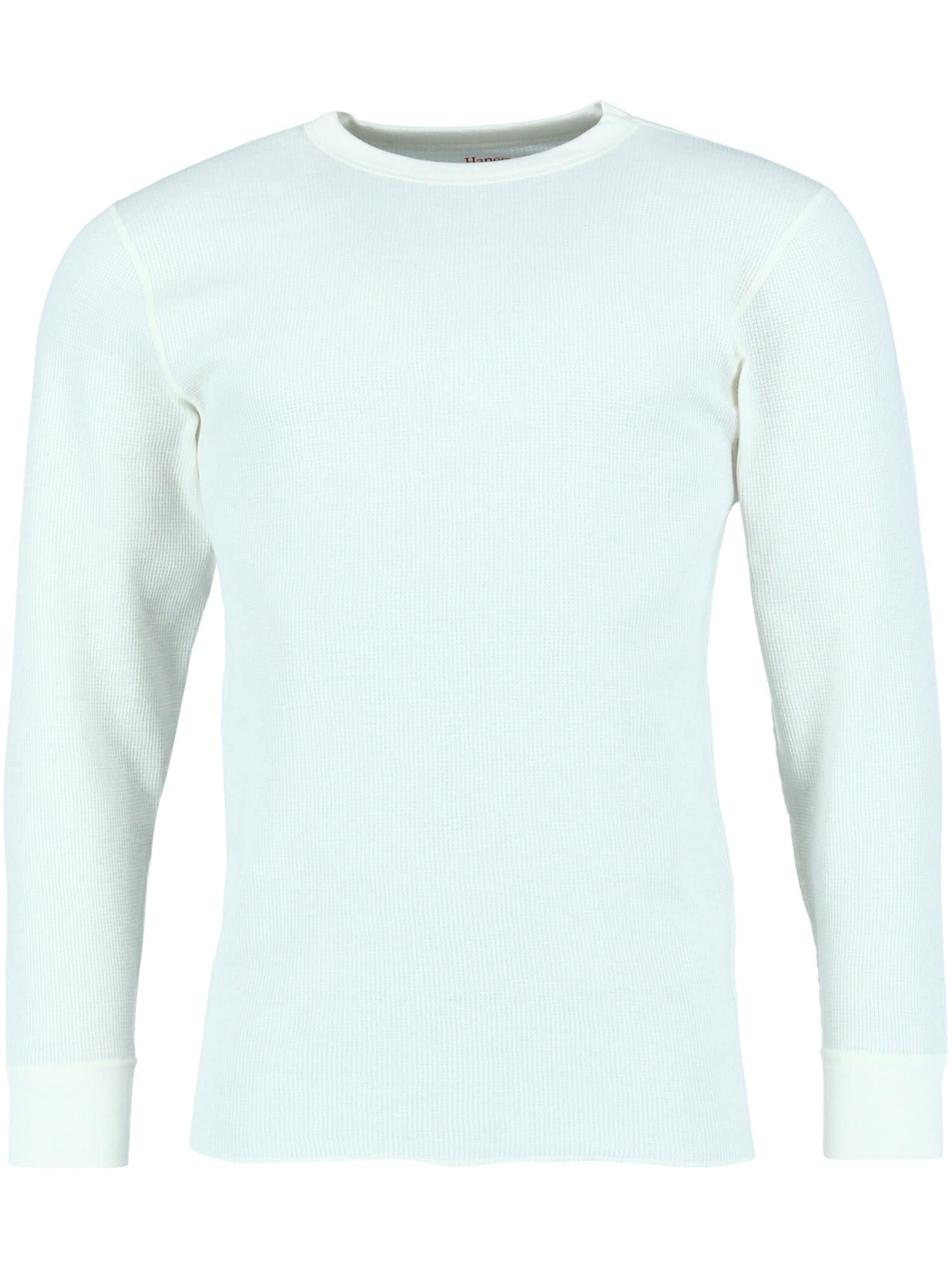 Hanes Crew Neck Waffle Weave Long 