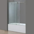 thumbnail image 3 of AstonGlobal TDR978-SS-60-10 Langham 60 x 60 in. Completely Frameless Tub Sliding Door in Stainless Steel, 3 of 6
