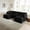 Black, variant on MIKIBAMA U Shaped Sectional Sofa, Modular Couch Set, Light Coffee Chenille, 3-Seater