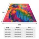 thumbnail image 3 of Fotbe Colorful Parrot Jungle Dream A Manta de Franela Acolchonada con Estampado, Súper Suave y Esponjosa, Extra Grande para Sofá, Cama, Uso Todo el Año-50"x40", 3 of 7