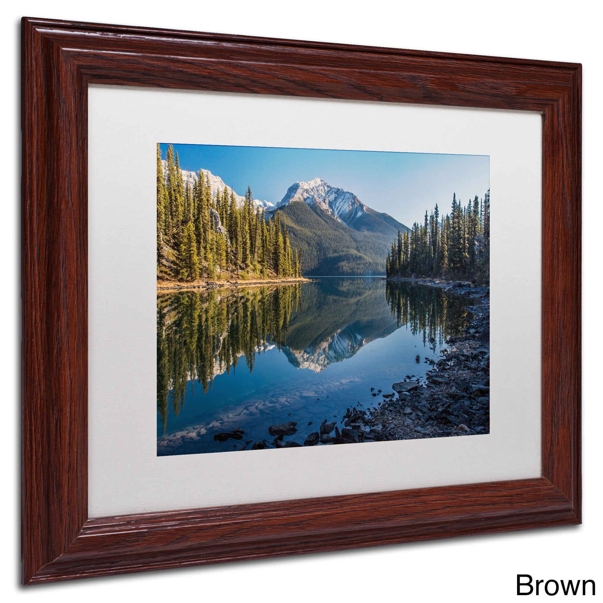Trademark Fine Art "Jasper Morning" Canvas Art by Pierre Leclerc, White Matte/Black Frame