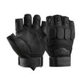 thumbnail image 2 of Kilaqueen Fingerless Outdoor Gloves for Men Women, Knuckle Protection Gloves for Driving Hunting Cycling Hiking, Breathable Lightweight Touchscreen Half Finger Climbing Motorcycle Gloves, 2 of 3