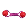 thumbnail image 2 of Pelota de entrenamiento para perros con cuerda, juguete de ejercicio, entretenimiento interactivo, resistencia a las mordeduras. Rojo, 2 of 9