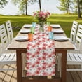 thumbnail image 4 of Table Runners 72 Inches Long Dress Scarves, Spring Flowers Farmhouse Kitchen/Dining Table Runner, Coffee Tablerunners, Farmhouse Chinese Pink White Floral 16x72 Inch, 4 of 9