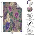 thumbnail image 4 of Dreamtimes Violets Kitchen Towels Set of 6, Ultra Soft Absorbent Dish Towels Bathroom Hand Towels Reusable Cleaning Cloths Tea Towels 28 x 18 Inch, 4 of 7