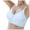 Blue, variant on Women's Cool Jelly Seamless Ice Silk Thin Soft Support Breathable Comfortable Beautiful Back Gathered Bra
