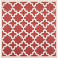 thumbnail image 1 of Safavieh Courtyard Red Indoor Outdoor Rug - Square 7'10", 1 of 5