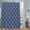 Blue, variant on Gray Slate Diamonds Shower Curtain Set with Hooks, Abstract Vintage Minimalist Geometric Grid Water Repellent Sturdy Shower Curtains for Bathroom Decoration, Machine Washable 72x84 Inch