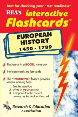 Pre-Owned European History 1450-1789 Interactive Flashcards Book (Flash ...