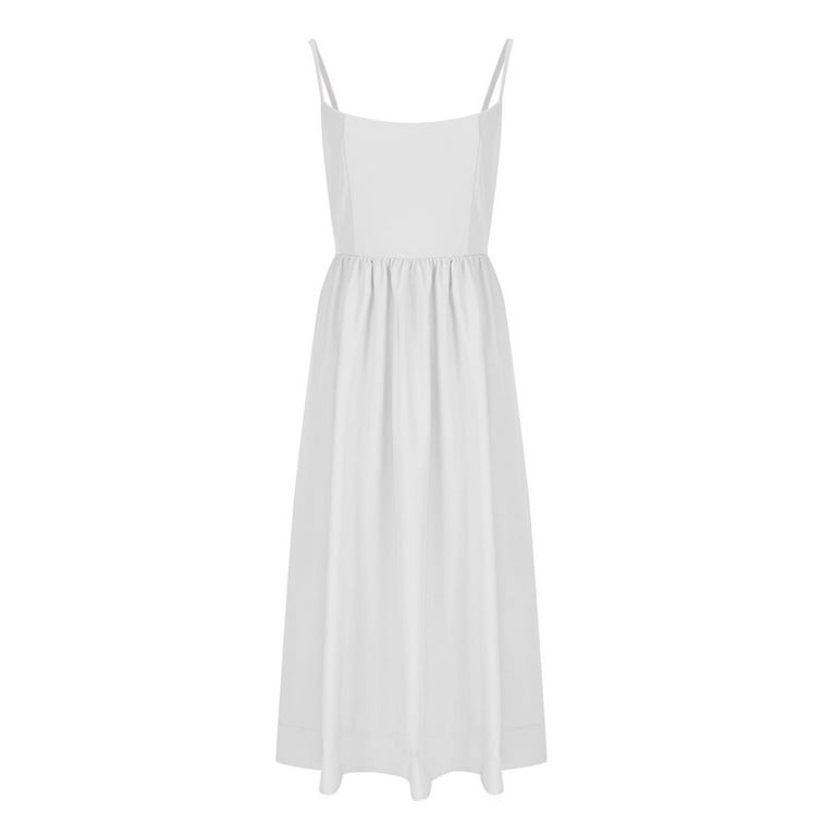 white pleated graduation dress Alexandranx Women's V-Neck Button Front Long Sleeve Pleated Elegant Dress, White,White Graduation Dress