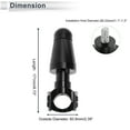 thumbnail image 4 of Protector de guardabarros de aleación de aluminio para slider de marco de motocicleta 1.1"-1.3" Unique Bargains 2.39" 6.73" 2 piezas de tornillo negro 2 juegos, 4 of 7