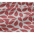 thumbnail image 5 of oneOone Cotton Jersey White Fabric Leaves Craft Projects Decor Fabric Printed By The Yard 58 Inch Wide, 5 of 6