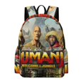 thumbnail image 1 of Jumanji-theme Backpack, Campus style schoolbag Bookbag with Adjustable Shoulder Straps And Large Zip Compartment, Unisex Travel Bags.42x30x15cm, 1 of 6