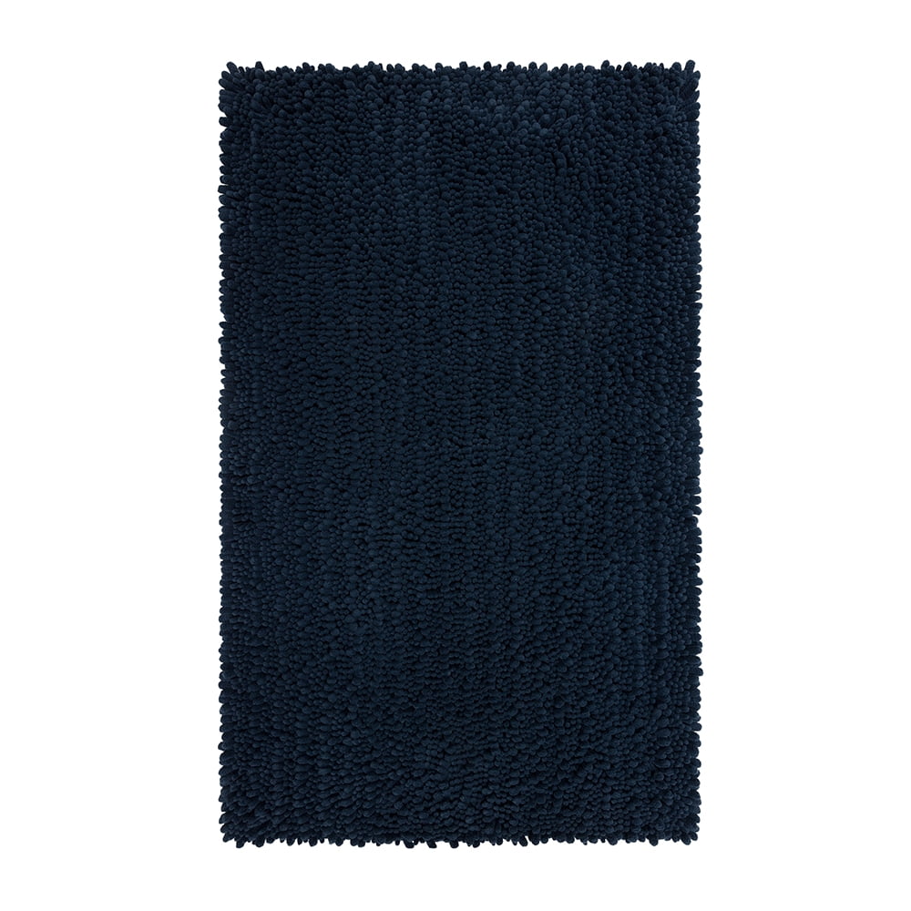 Mohawk Home Metaphor Polyester Bath Mat, Indigo, 1' 5' X 2'