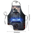 thumbnail image 6 of Ghostbusters Waterproof Cooking Aprons, Adjustable Bib Soft Chef Apron with 2 Pockets for Men Women, 6 of 8