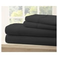 thumbnail image 2 of Becky Cameron Solid Microfiber Sheet Sets, Queen, Black, 6-Pieces, 2 of 2