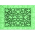 thumbnail image 1 of Ahgly Company Indoor Rectangle Oriental Emerald Green Traditional Area Rugs, 6' x 9', 1 of 4