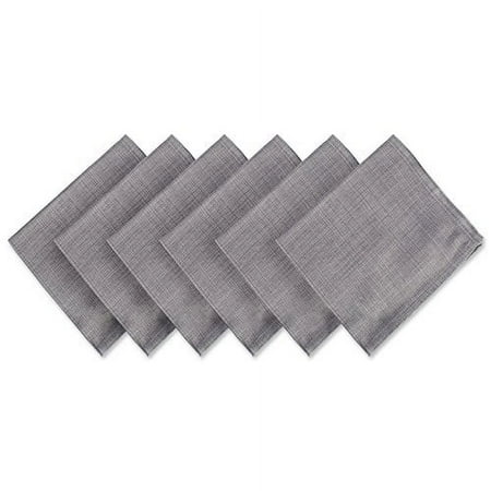 

DII Variegated Tabletop Collection Napkin Set 20x20 Gray 6 Piece
