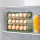 thumbnail image 3 of Caja de huevos de plástico para el hogar Bandeja de soporte de huevos reversible para puerta lateral del refrigerador Hugtrwg Para estrenar, 3 of 9