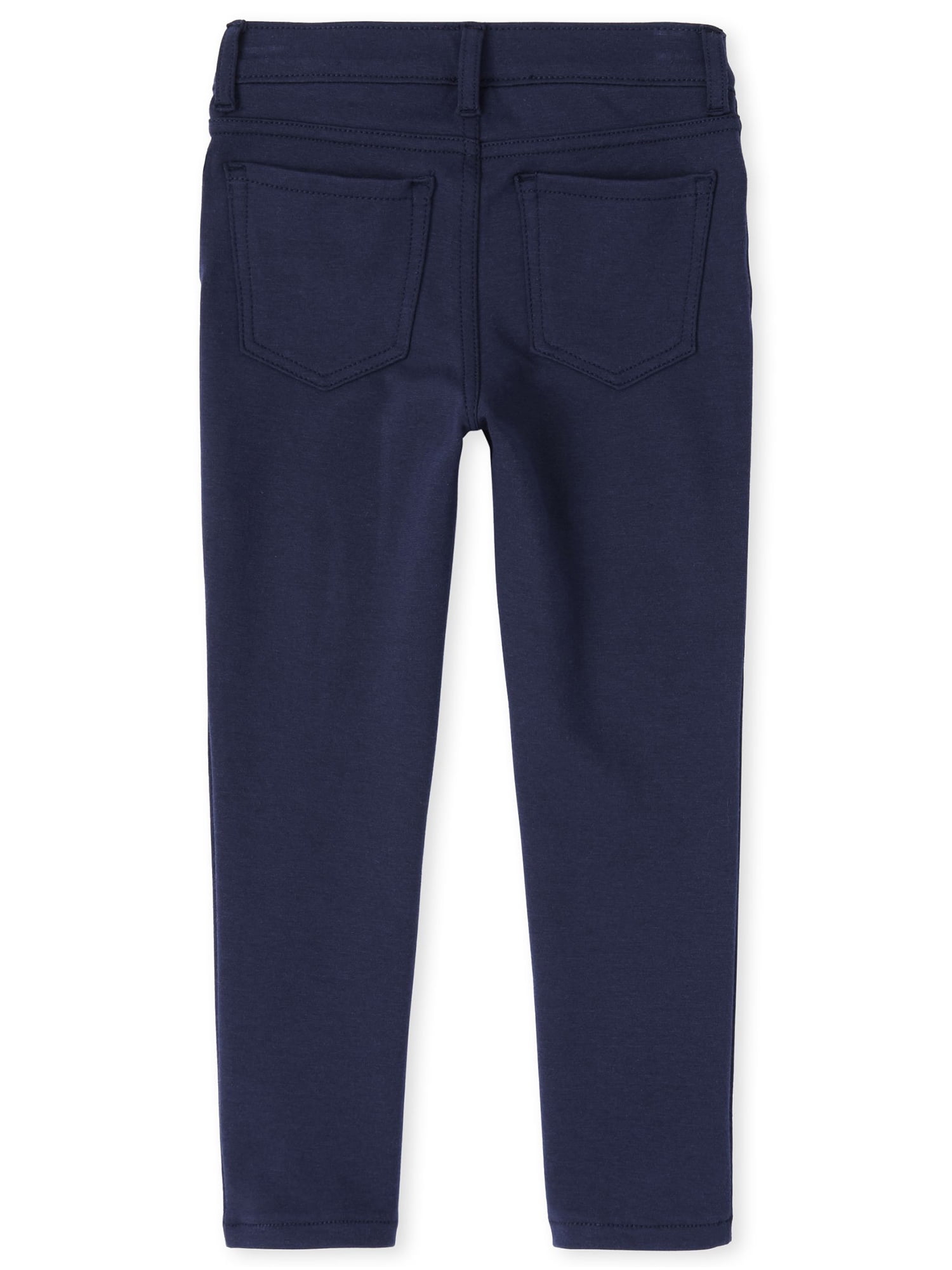 The Children's Place Girls Uniform Ponte Knit Pull-On Jegging, 2-Pack, Sizes 4-18