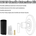 thumbnail image 3 of 96945 Shower Valve Extension Kit, Metal Handle Extension Kit Replacement Compatible with Moen Posi-Temp Single Handle Tub and Shower Faucet, 3 of 7