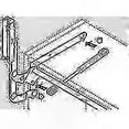 thumbnail image 2 of Gas-Assisted Microwave Oven Door with Lift Mechanism, 380N Force Support for Easy Opening and Closing, 2 of 2