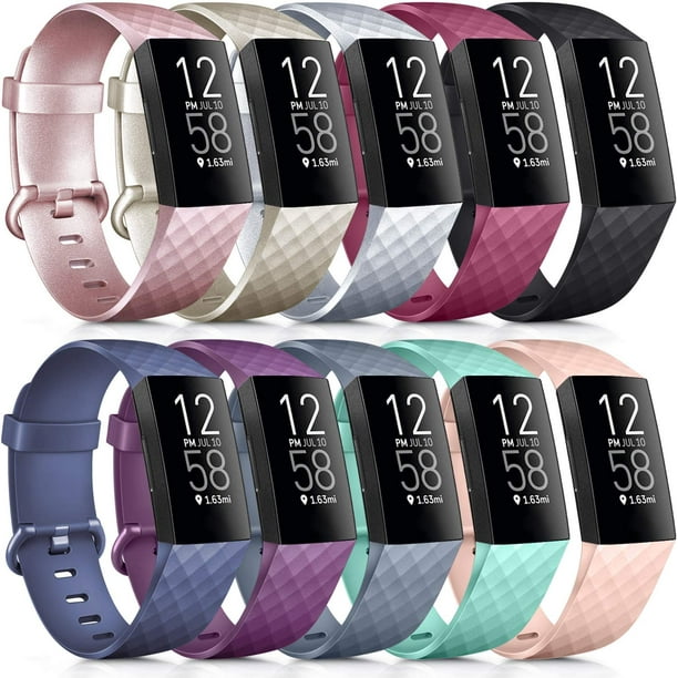 Bandes Tobfit compatibles avec Fitbit Charge 3 bandes Fitbit