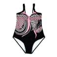 thumbnail image 1 of Naiovety Bañadores Poliéster Elegantes Y Resistentes Para Mujer - Para Fiestas De Verano Bañador Modesto Mujer Bañador Mujer 2023 Traje de baño rosa, 1 XXXL, 1 of 6
