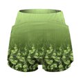 thumbnail image 4 of Wxolcjlv Women's Floral Print Skort High Waist Built‑In Short with Side Pockets Skorts, 4 of 4
