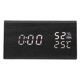 thumbnail image 1 of Wooden Digital Alarm Clocks LED Display Temperature Humidity Alarm Clocks for Bedside Bedroom Dormitory Office, 1 of 5