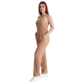 thumbnail image 1 of Conjunto Moderno 2 Piezas, Top de Tirantes y Pantalón Acampanado, Look Sofisticado Y Casual para Mujer, 1 of 5