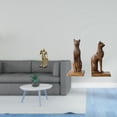 thumbnail image 2 of Figura decorativa de caballero, escultura, adorno de escritorio, estatua de gato, sujetalibros, material de resina, arte decorativo, apto para el, 2 of 8