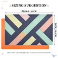 thumbnail image 6 of Yayeee Doormat for Indoor Entrance 32" x 20" Non Slippery Floor Rug, Green Stripes, 6 of 8