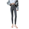 thumbnail image 2 of Batas de poliéster para mujer, de moda, de color liso, cálidas, regulares, cómodas, informales, gruesas y con leggings., 2 of 4