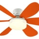 thumbnail image 4 of Ventilador de techo eléctrico 2 en 1 con luz y control remoto 6 aspas regulable 3 velocidades para garajes y oficinas, 4 of 9