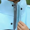 thumbnail image 5 of Kids Raincoat For Toddler Boys And Girls Rain Jacket Hooded Poncho Waterproof Coat Outdoor Sports Navy Xxxl, 5 of 7