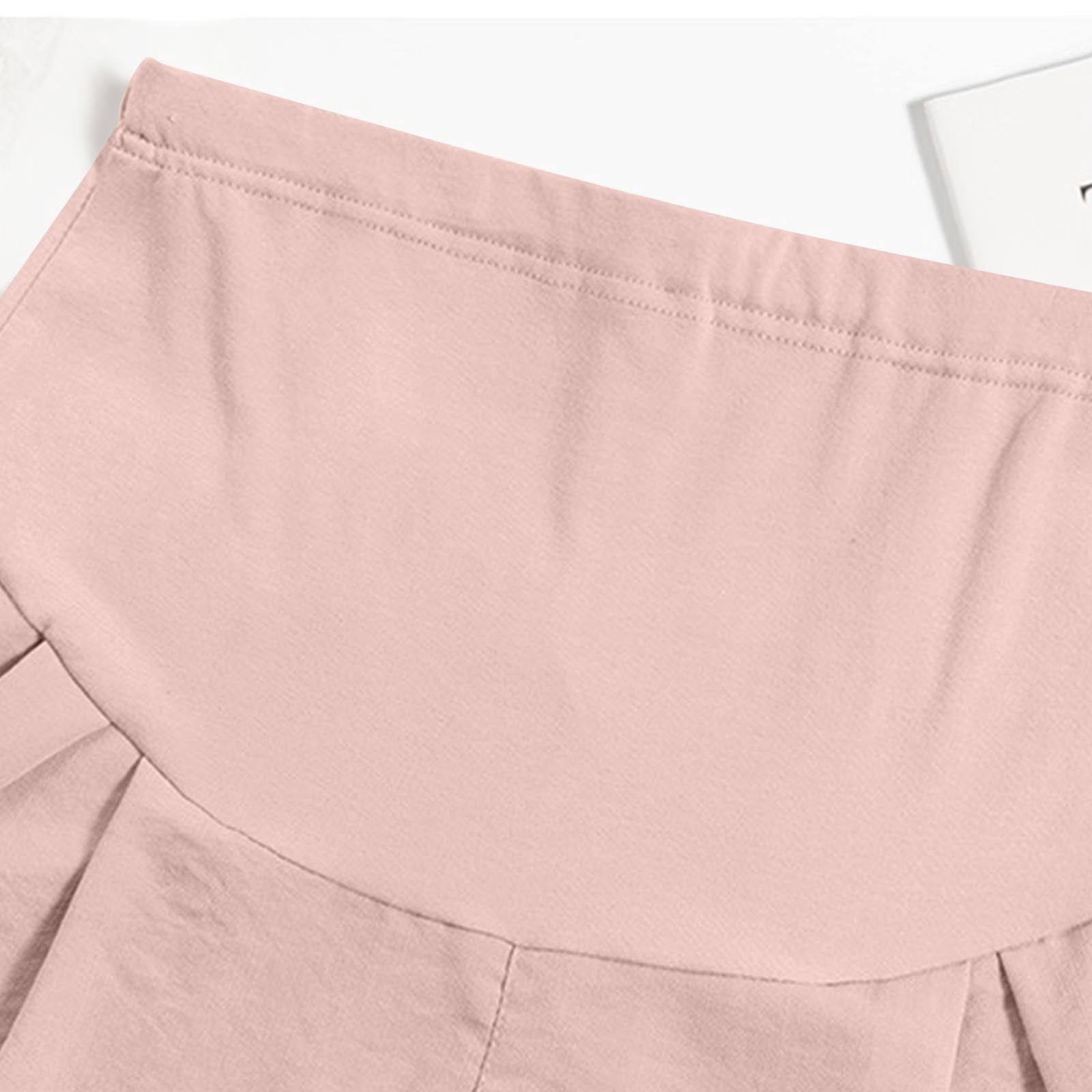 High Waist Maternity Shorts Women Over The Belly Lightweight Pregnancy Short With Pockets Summer Maternity Clothes Pink L