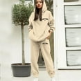 thumbnail image 2 of New York Jogging Suits for Women 2026 Fall Winter Fashion Hoodie and Jogger Sweatpants Matching Set Streetwear, 2 of 4