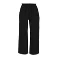 thumbnail image 1 of Pantalón George para Dama, Bolsas Laterales Negro T G, 1 of 4