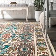thumbnail image 4 of nuLOOM Tapis de Zone Floral Janise Multi 3 Pieds x 5 Pieds, 4 of 4