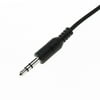 Onn Universal 2.5' Retractable 3.5 mm Aux Cable, Black
