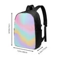 thumbnail image 4 of YFYANG 17" Laptop Backpack, Dream Pastel Fashion Travel Work Backpack with USB and Headphone Cable Interface for Men and Women, 4 of 8