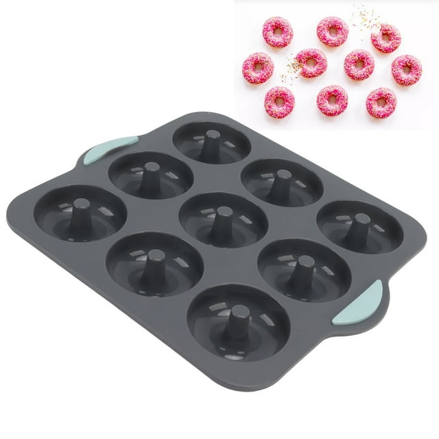 Molde Para Hornear Donas, Molde De Silicona Para Donas DIY Sin BPA Para Pasteles Para Tienda De Postres Para Muffins Para Restaurante Para Galletas
